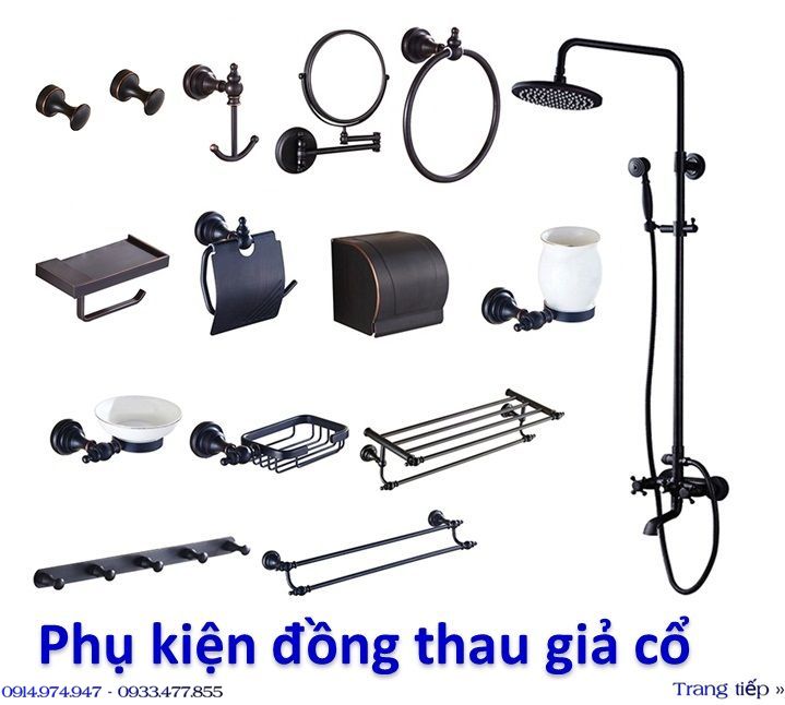 KM44- Phụ kiện đồng thau giả cổ
